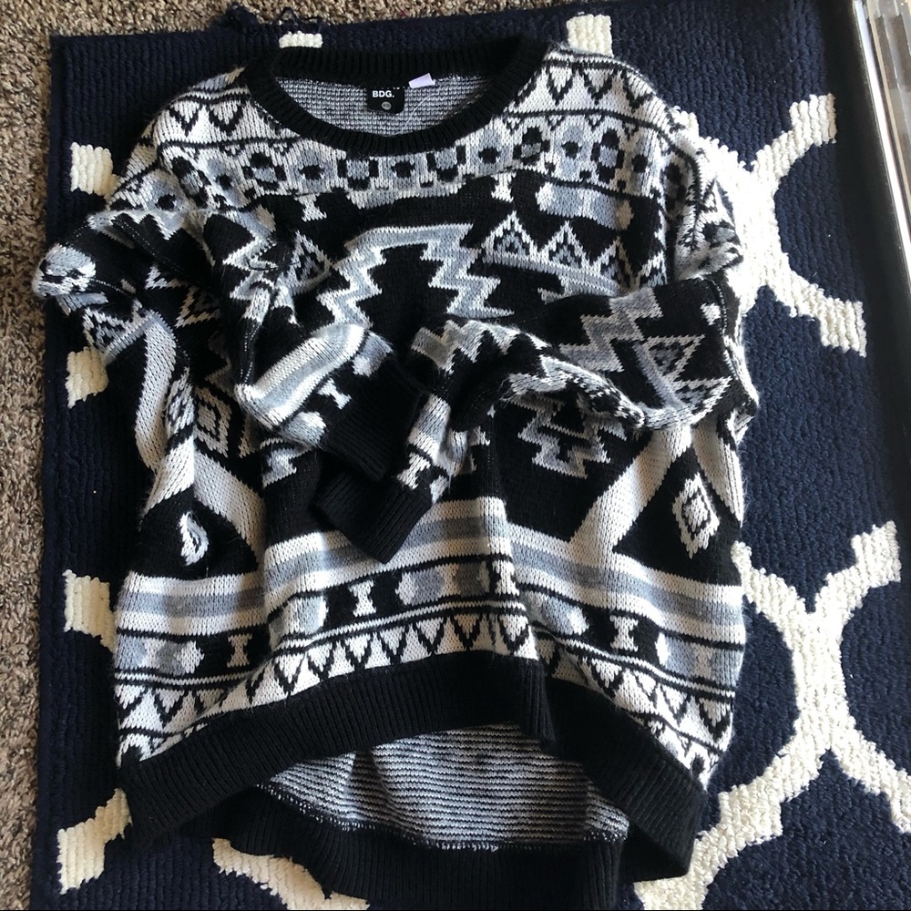 BDG slouchy patterned sweater